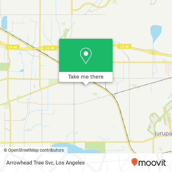 Arrowhead Tree Svc map