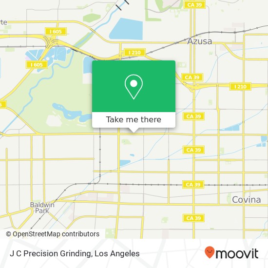 Mapa de J C Precision Grinding