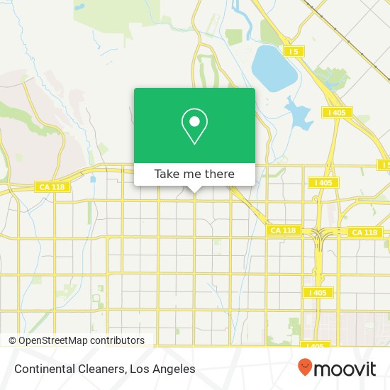 Mapa de Continental Cleaners