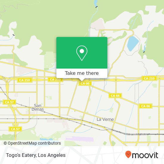 Mapa de Togo's Eatery