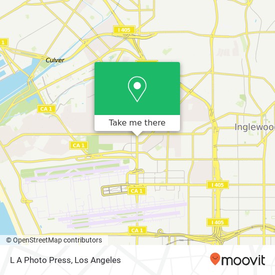 L A Photo Press map