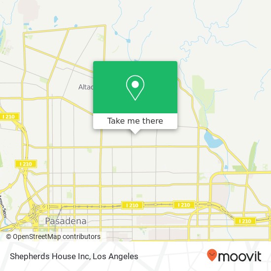 Shepherds House Inc map
