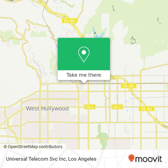 Universal Telecom Svc Inc map