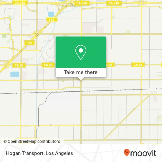 Hogan Transport map