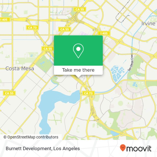 Mapa de Burnett Development