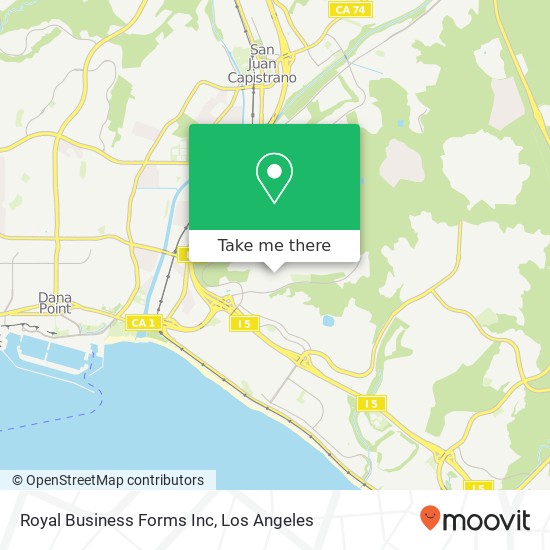 Mapa de Royal Business Forms Inc