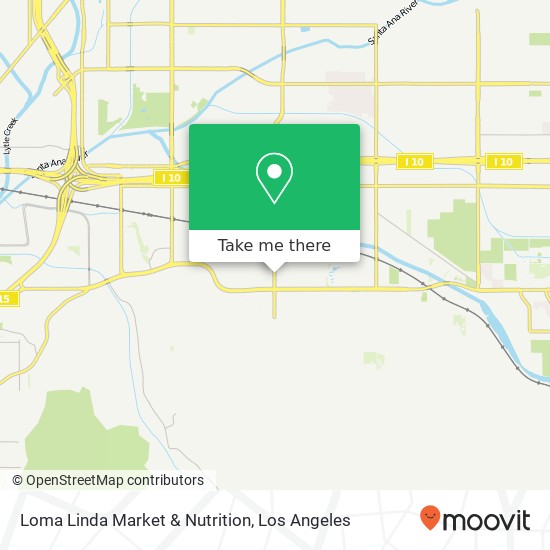 Loma Linda Market & Nutrition map