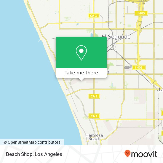 Mapa de Beach Shop