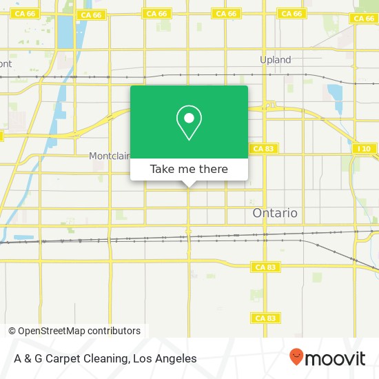Mapa de A & G Carpet Cleaning