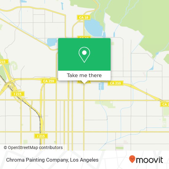 Chroma Painting Company map