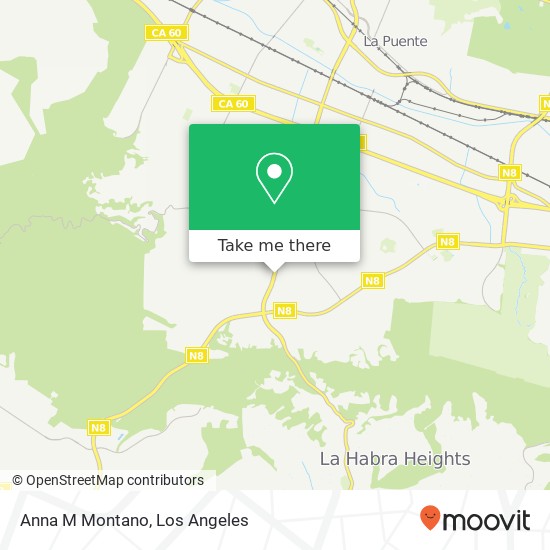 Mapa de Anna M Montano