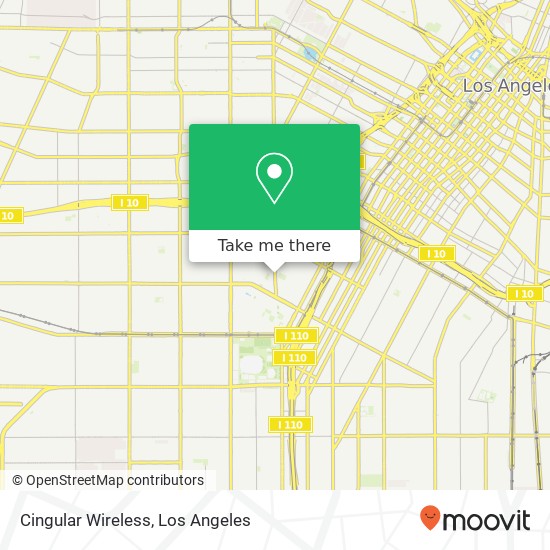 Cingular Wireless map