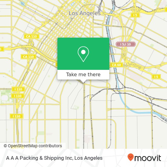 A A A Packing & Shipping Inc map