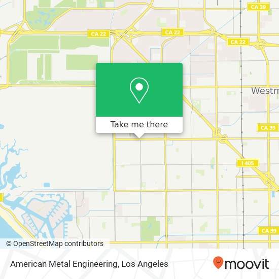 American Metal Engineering map