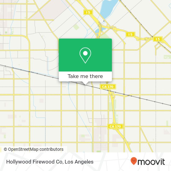 Hollywood Firewood Co map