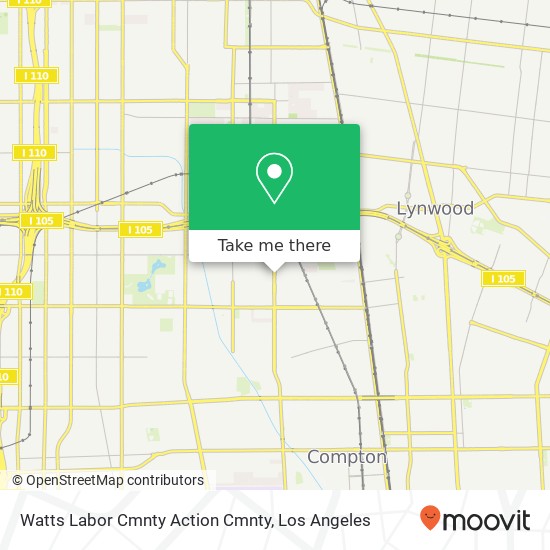 Watts Labor Cmnty Action Cmnty map