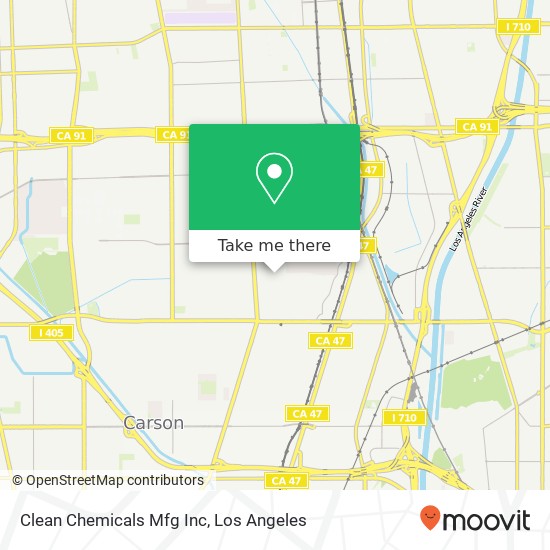 Clean Chemicals Mfg Inc map