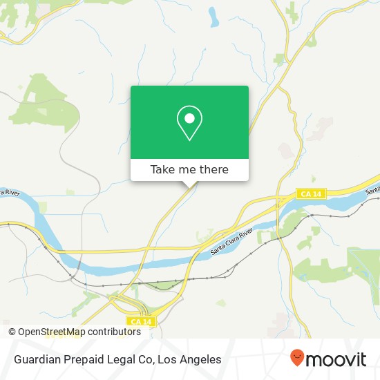 Mapa de Guardian Prepaid Legal Co