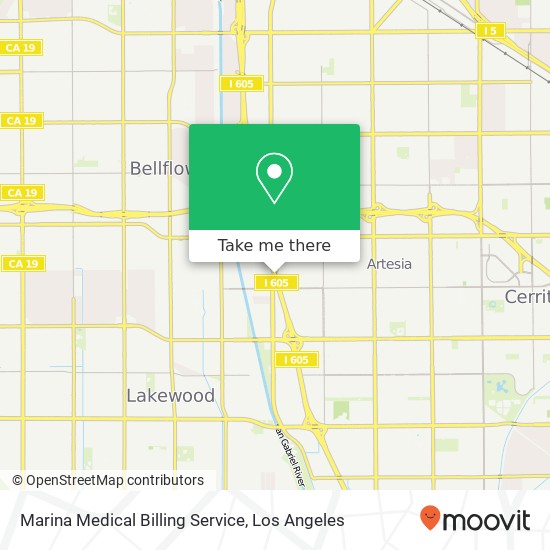 Marina Medical Billing Service map
