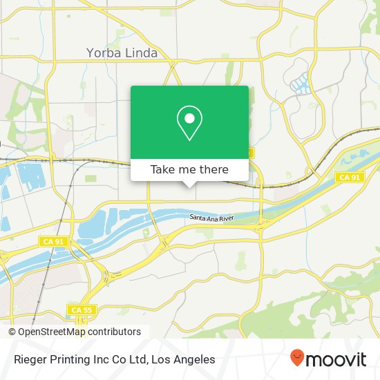 Mapa de Rieger Printing Inc Co Ltd