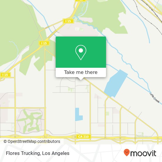 Flores Trucking map