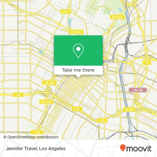 Mapa de Jennifer Travel