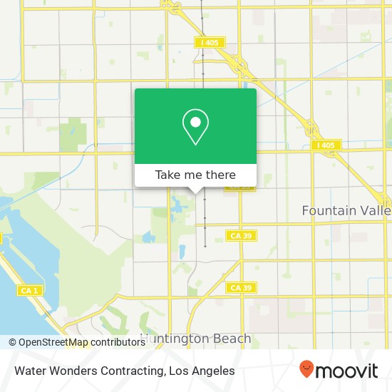 Water Wonders Contracting map