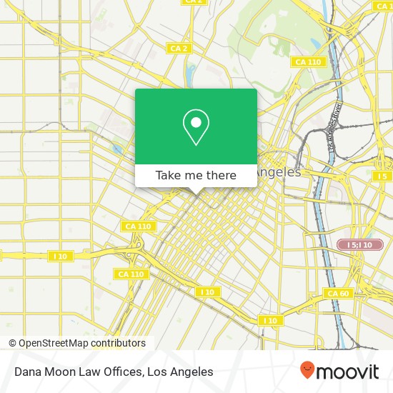 Mapa de Dana Moon Law Offices