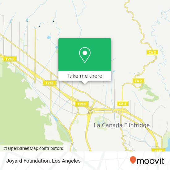 Joyard Foundation map