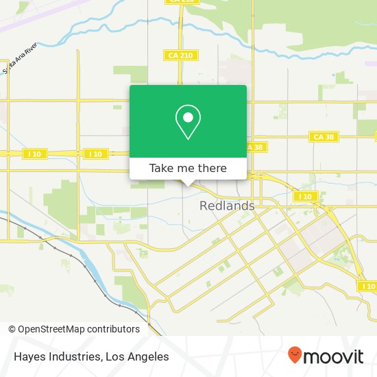 Mapa de Hayes Industries