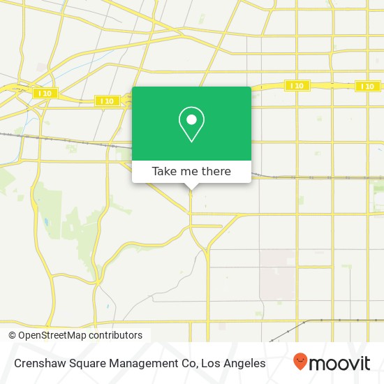 Crenshaw Square Management Co map