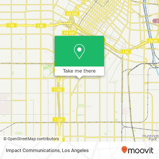 Impact Communications map