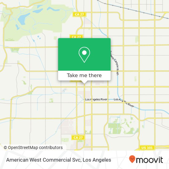 American West Commercial Svc map