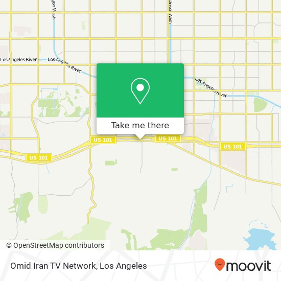 Omid Iran TV Network map