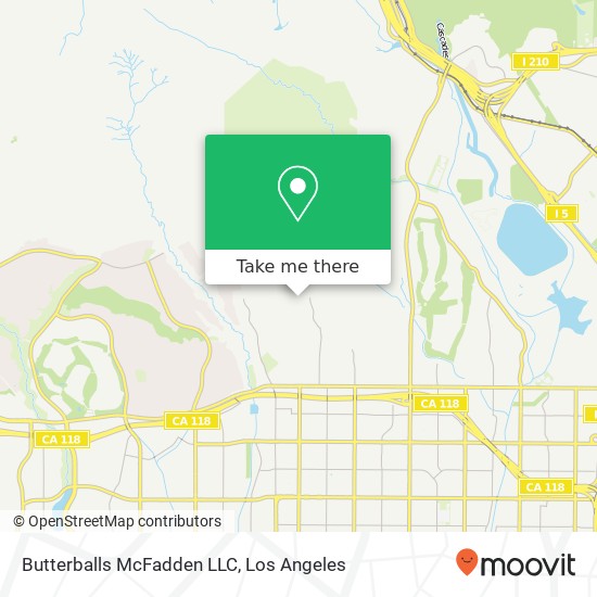 Butterballs McFadden LLC map