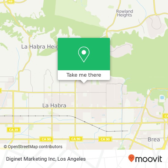 Diginet Marketing Inc map