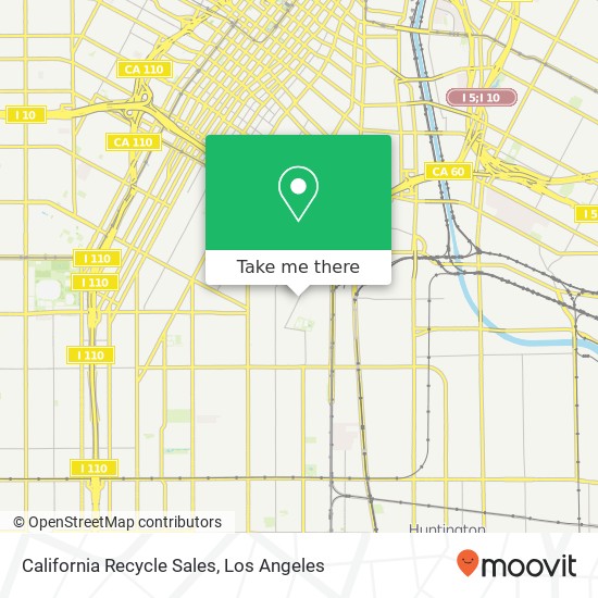 California Recycle Sales map