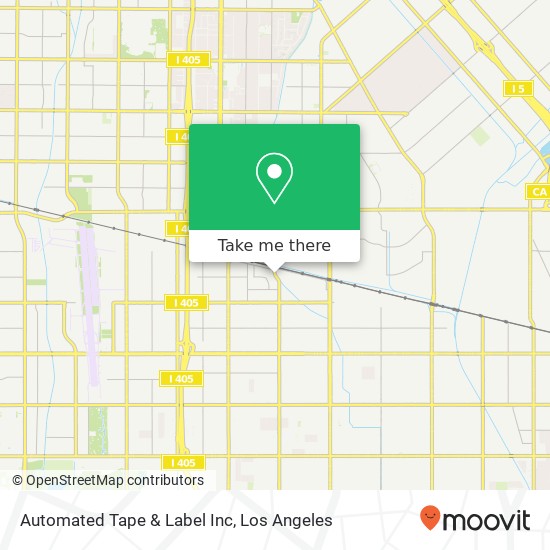 Mapa de Automated Tape & Label Inc