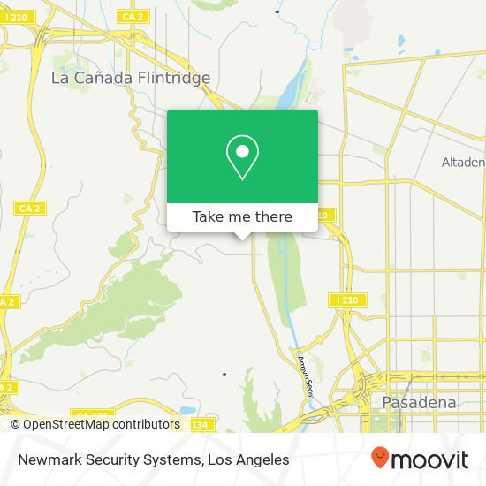 Mapa de Newmark Security Systems