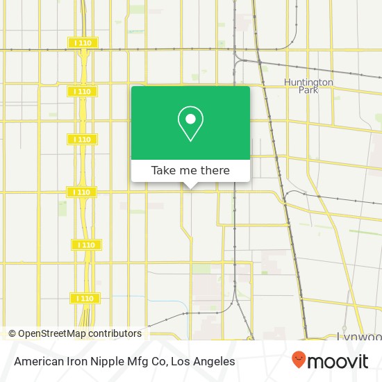 Mapa de American Iron Nipple Mfg Co