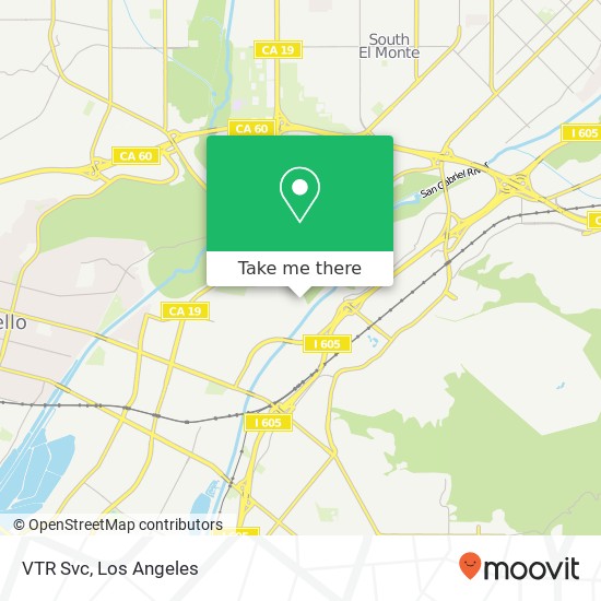 VTR Svc map