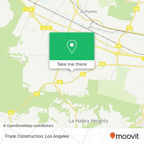 Mapa de Frank Construction