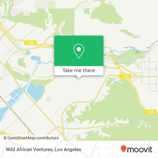 Mapa de Wild African Ventures