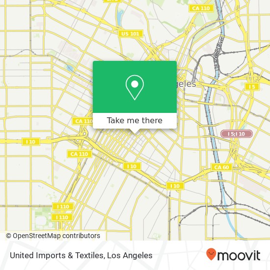 United Imports & Textiles map