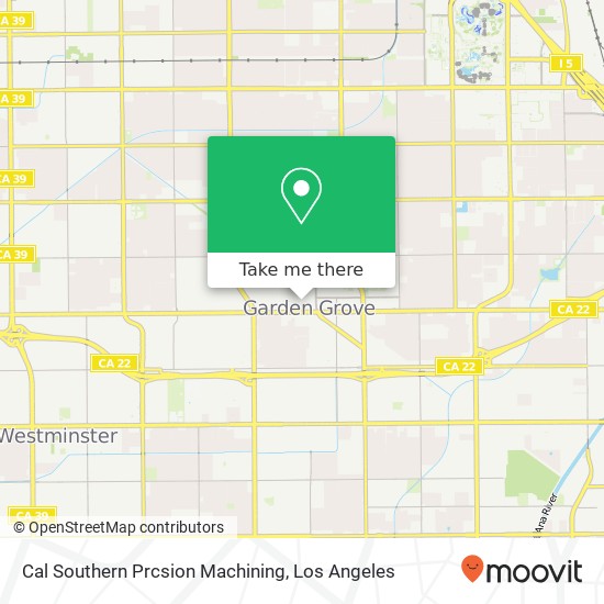 Mapa de Cal Southern Prcsion Machining