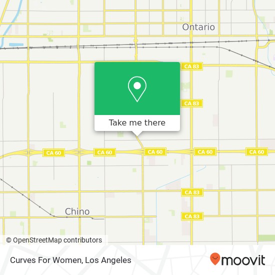 Curves For Women map