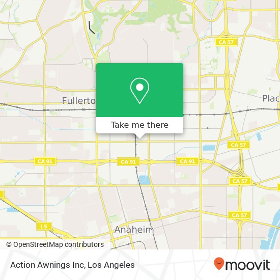 Mapa de Action Awnings Inc