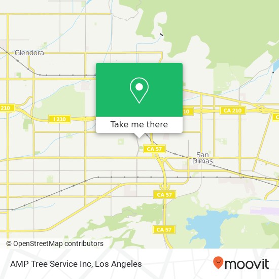 AMP Tree Service Inc map