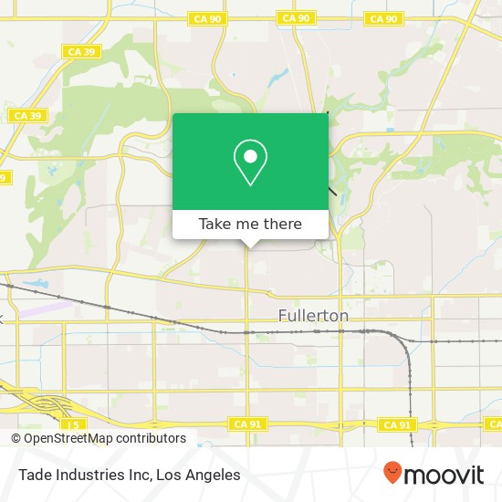Mapa de Tade Industries Inc