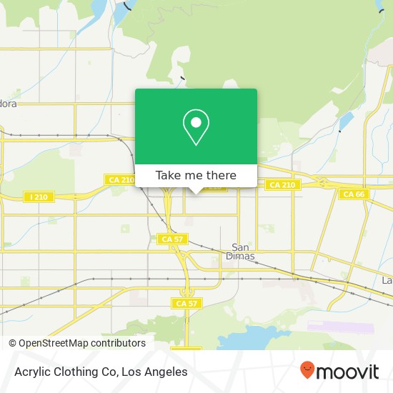 Mapa de Acrylic Clothing Co